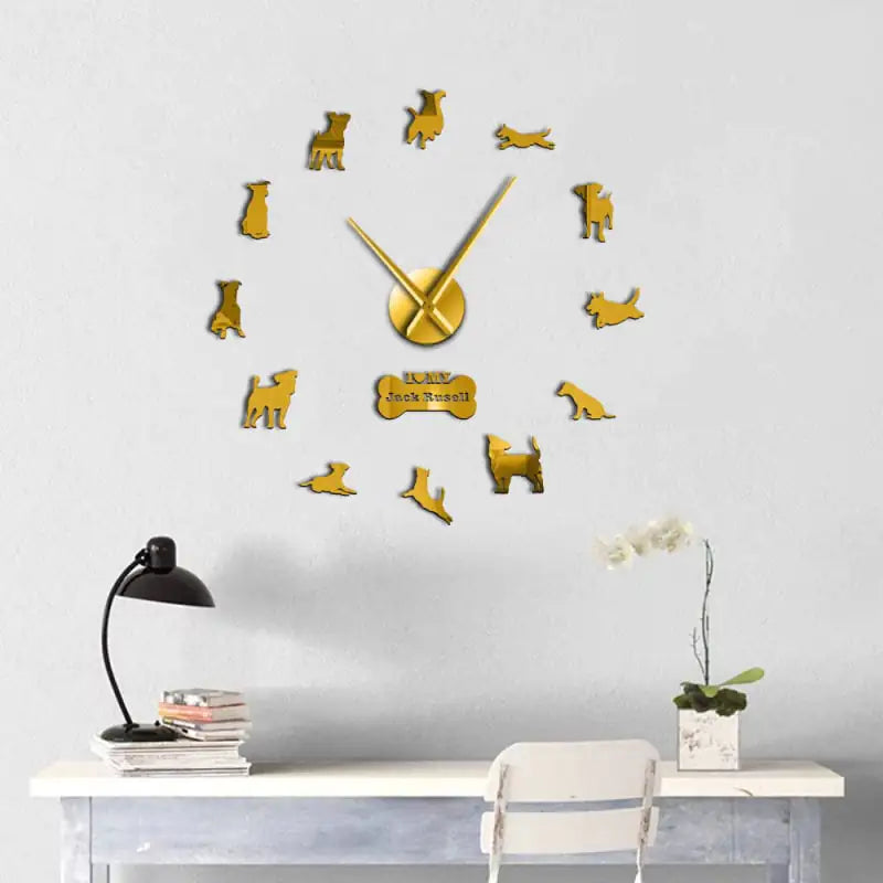 3D Acrylic Mirror Wall Clock